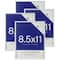 4 Pack Basics 8.5" x 11" Multipurpose Wall Frames by Studio Décor®